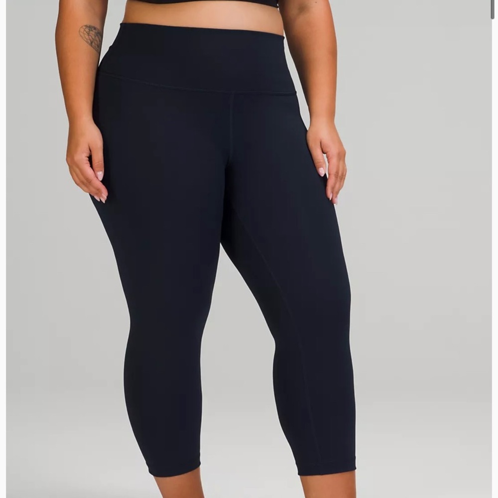 Lululemon wunder under high rise crop